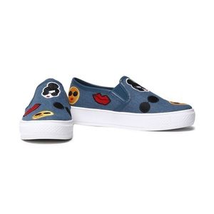 Denim Alice+Olivia Sneakers